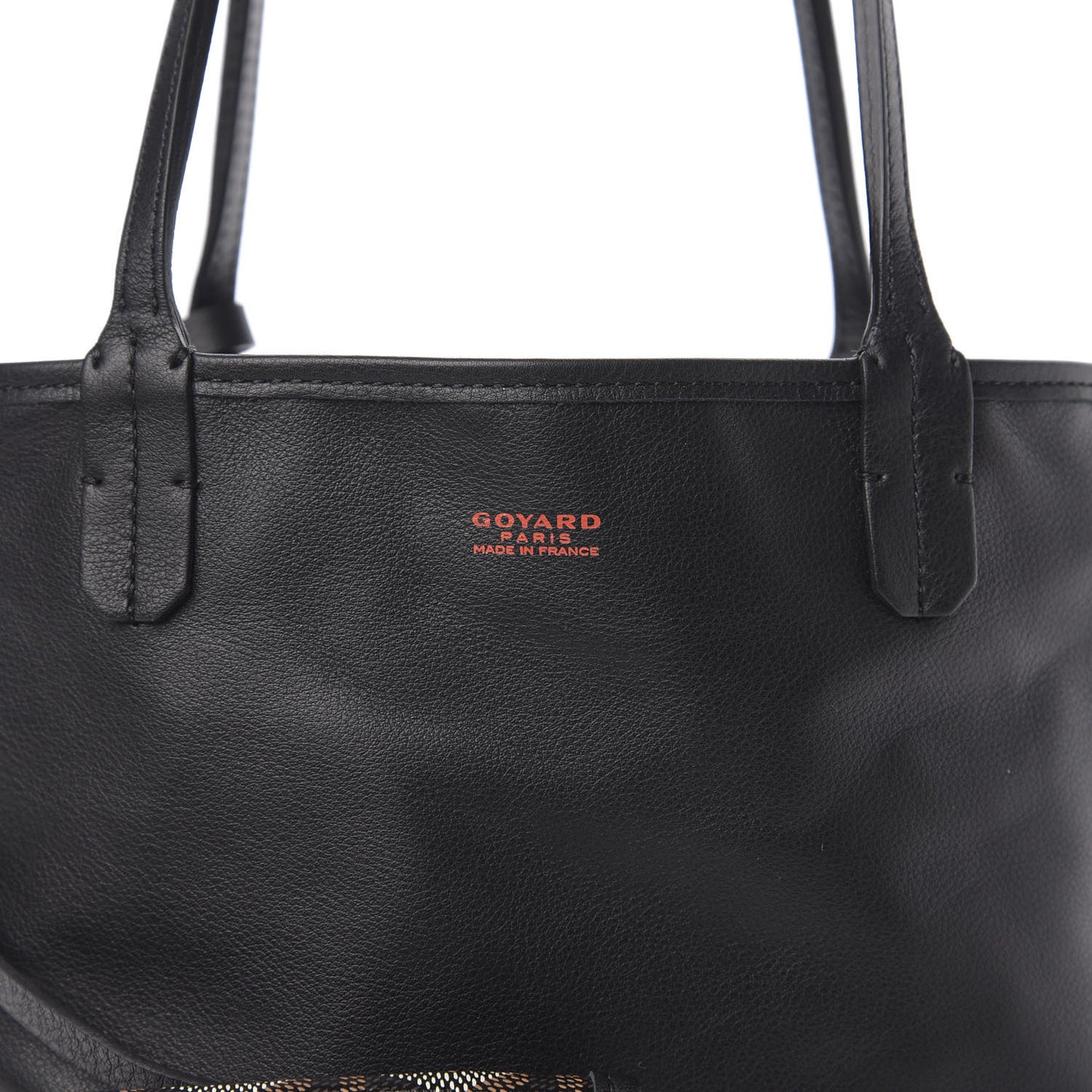Goyardine Reversible Mini Anjou Black