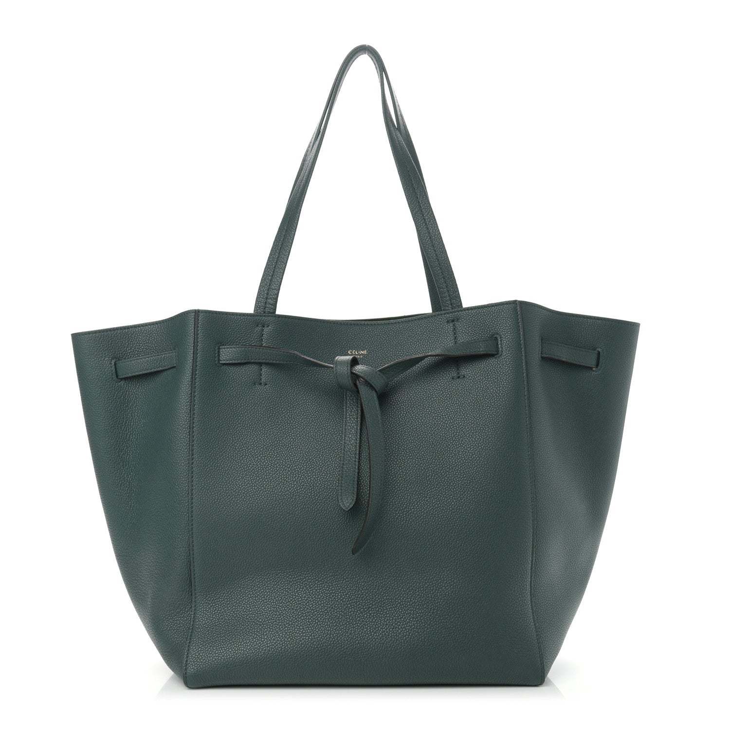 Celine Soft Grained Calfskin Small Belt Cabas Phantom Amazone 1 of 10