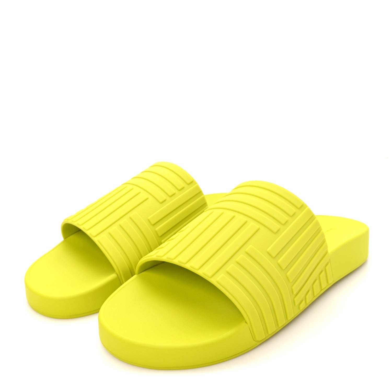 Bottega Veneta Rubber The Slider Sandals 40 Kiwi 1916663