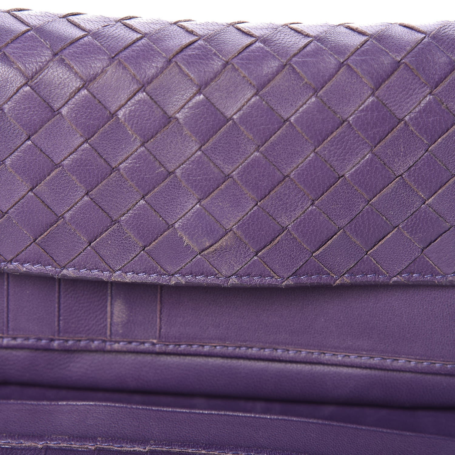 Bottega Veneta Nappa Intrecciato Continental Compact Flap Wallet Parma 13 of 19