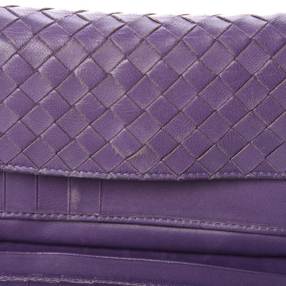 Bottega Veneta Nappa Intrecciato Continental Compact Flap Wallet Parma 13 of 19