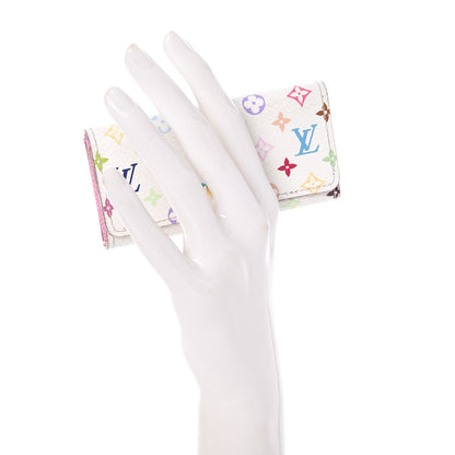 Louis Vuitton Monogram Multicolor Multicles 4 Key Holder White Litchi 2 of 7