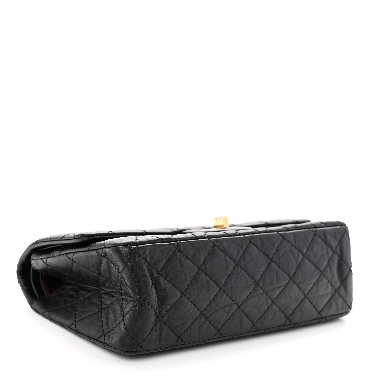 Chanel Aged Calfskin Quilted 2.55 Reissue 225 Flap Black 4 of 10