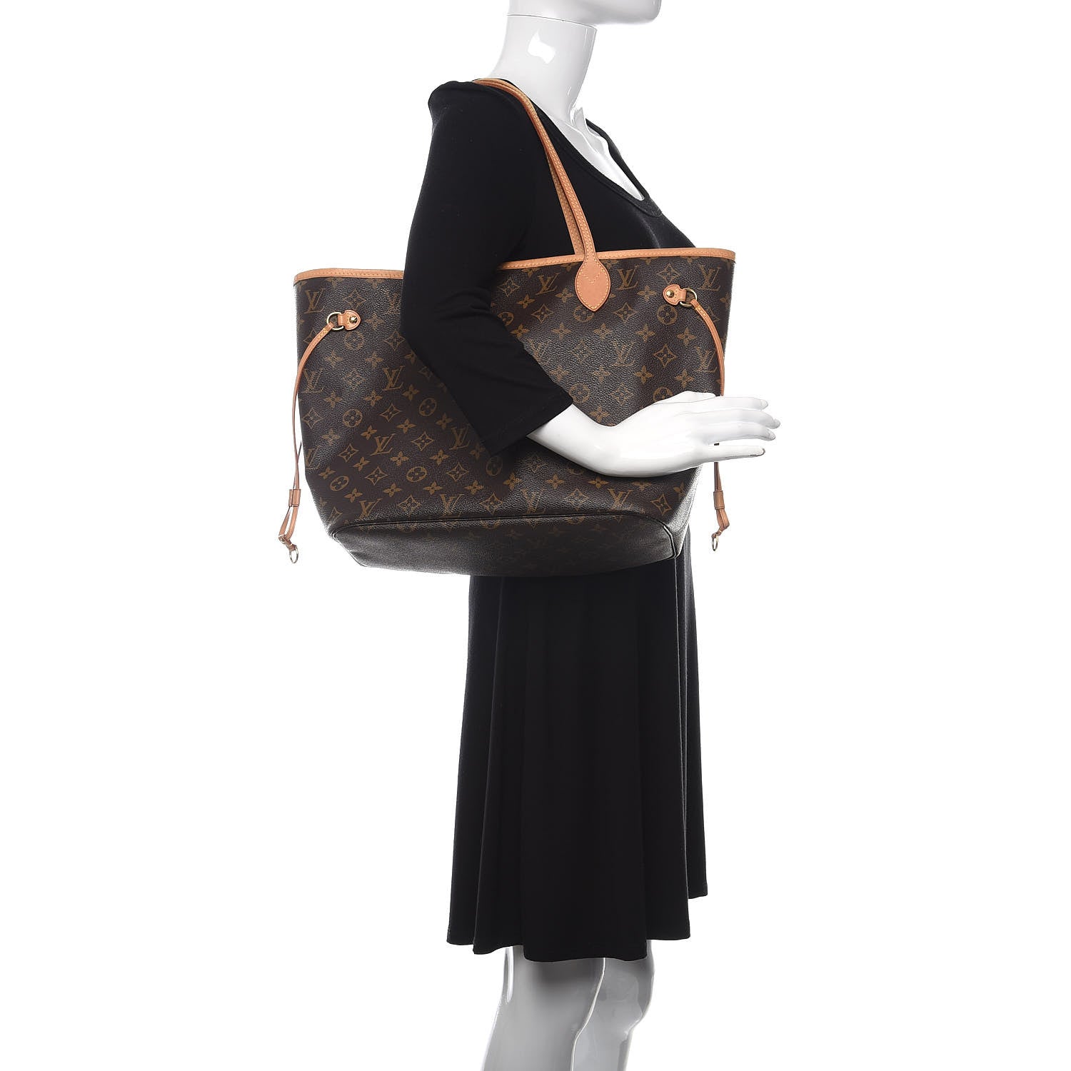 Louis Vuitton Monogram Neverfull MM 2 of 12