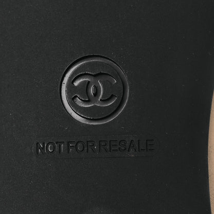 Chanel Lambskin Cap Toe CC Uniform Ballerina Flats 37 Beige Black 8 of 11