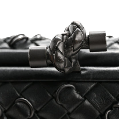 Bottega Veneta Nappa Intrecciato Knot Clutch Black 10 of 11
