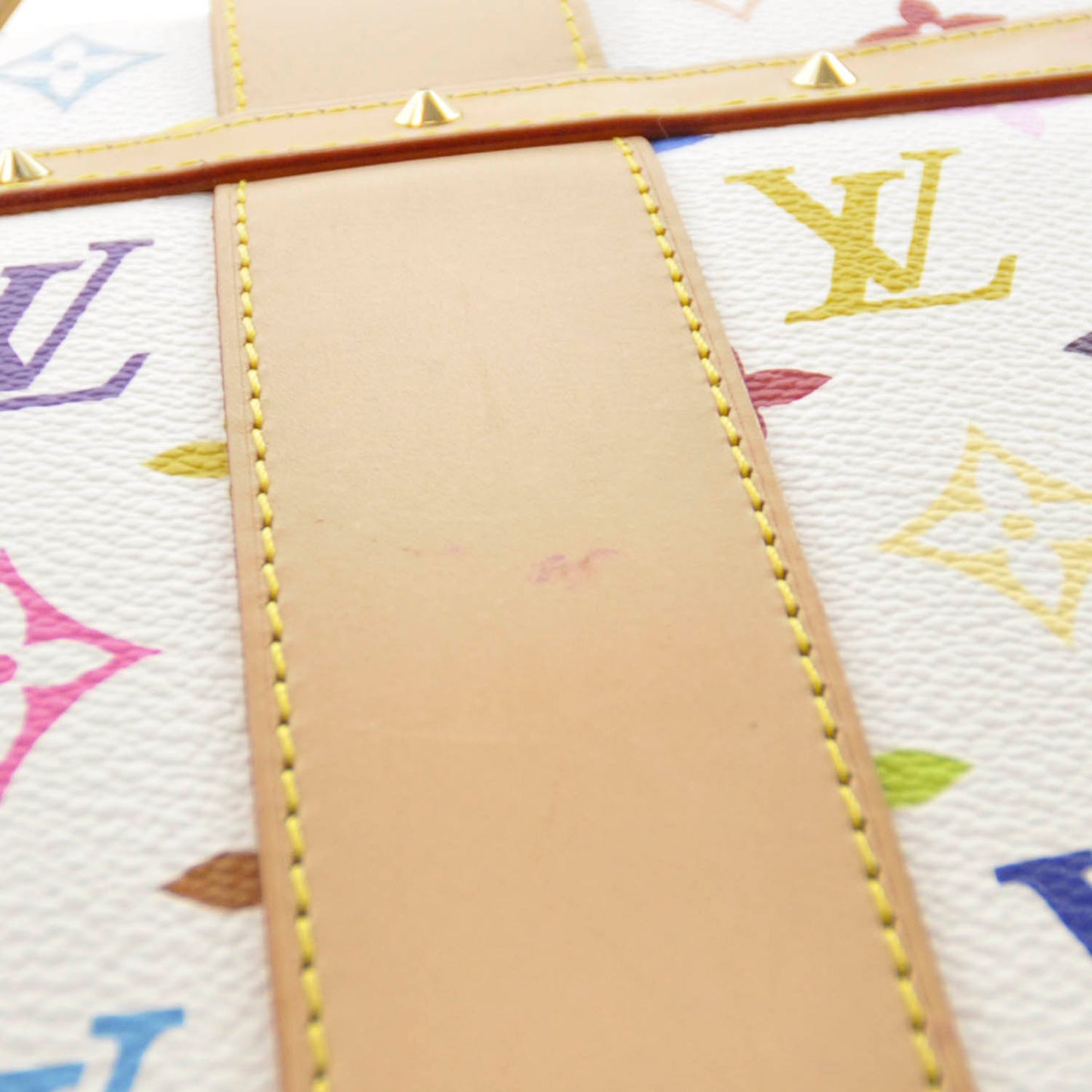 Monogram Multicolor Murakami Eye Love You Bag White