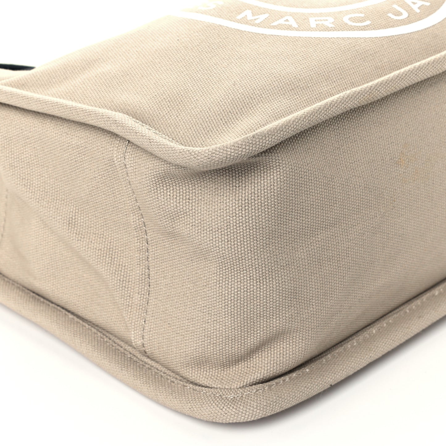 Canvas Signet Tote Bag Beige