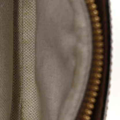Gucci GG Supreme Monogram Textured Calfskin Retro Interlocking G Belt Bag Beige Ebony Brown Sugar 5 of 11