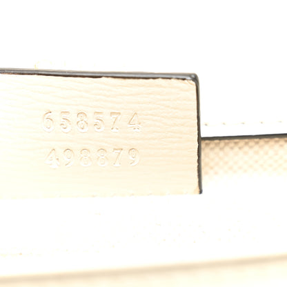 Gucci GG Supreme Monogram Web Mini Horsebit 1955 Shoulder Bag Beige Mystic White 7 of 10