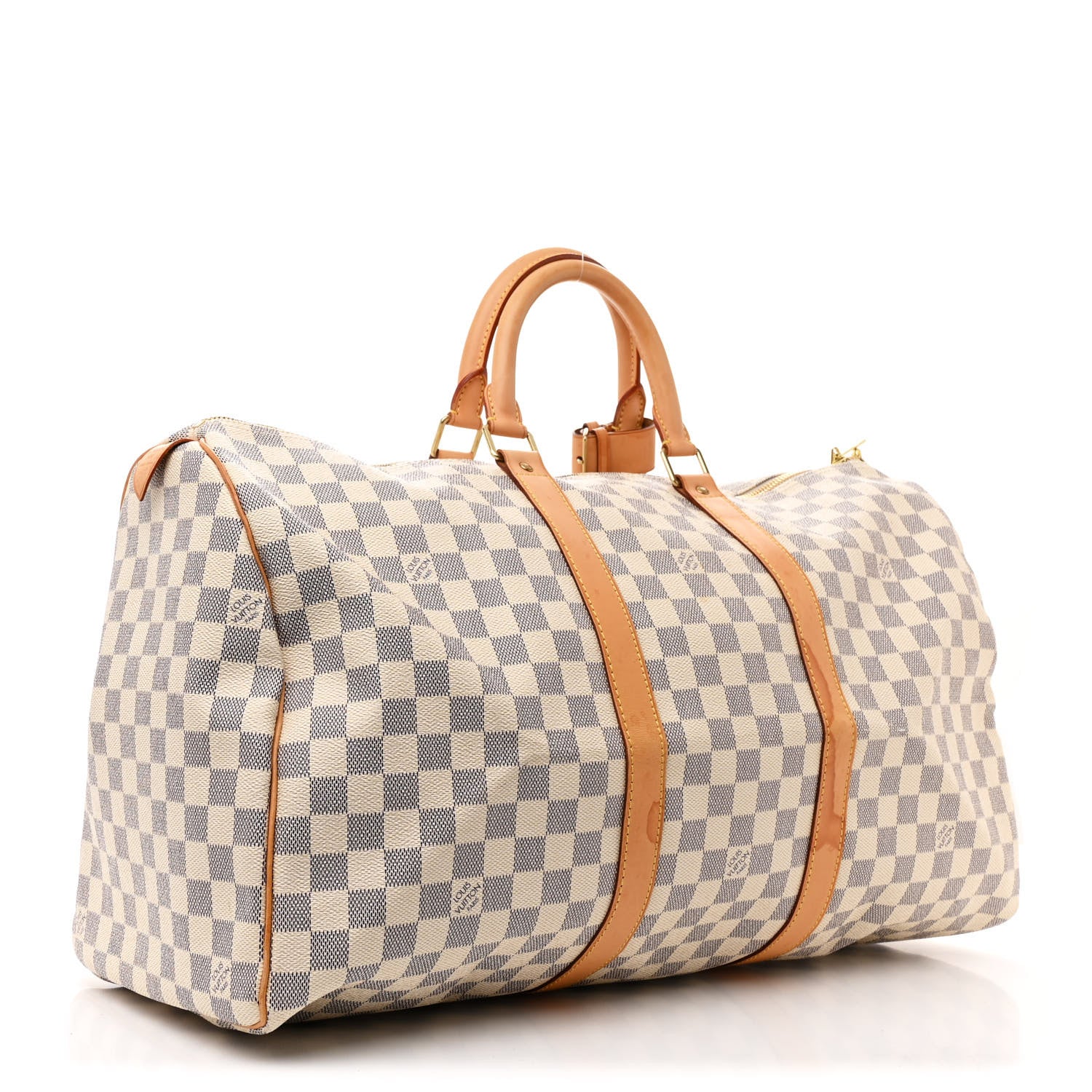 Louis Vuitton Damier Azur Keepall 50 2 of 12