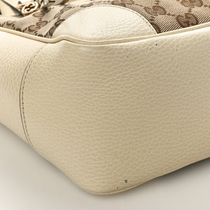 Gucci Monogram Small Bree Tote Beige White 9 of 11