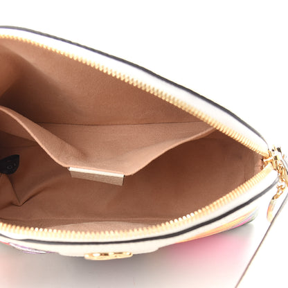 Gucci GG Supreme Monogram Flora Web GG Small Ophidia Dome Shoulder Bag White 5 of 9