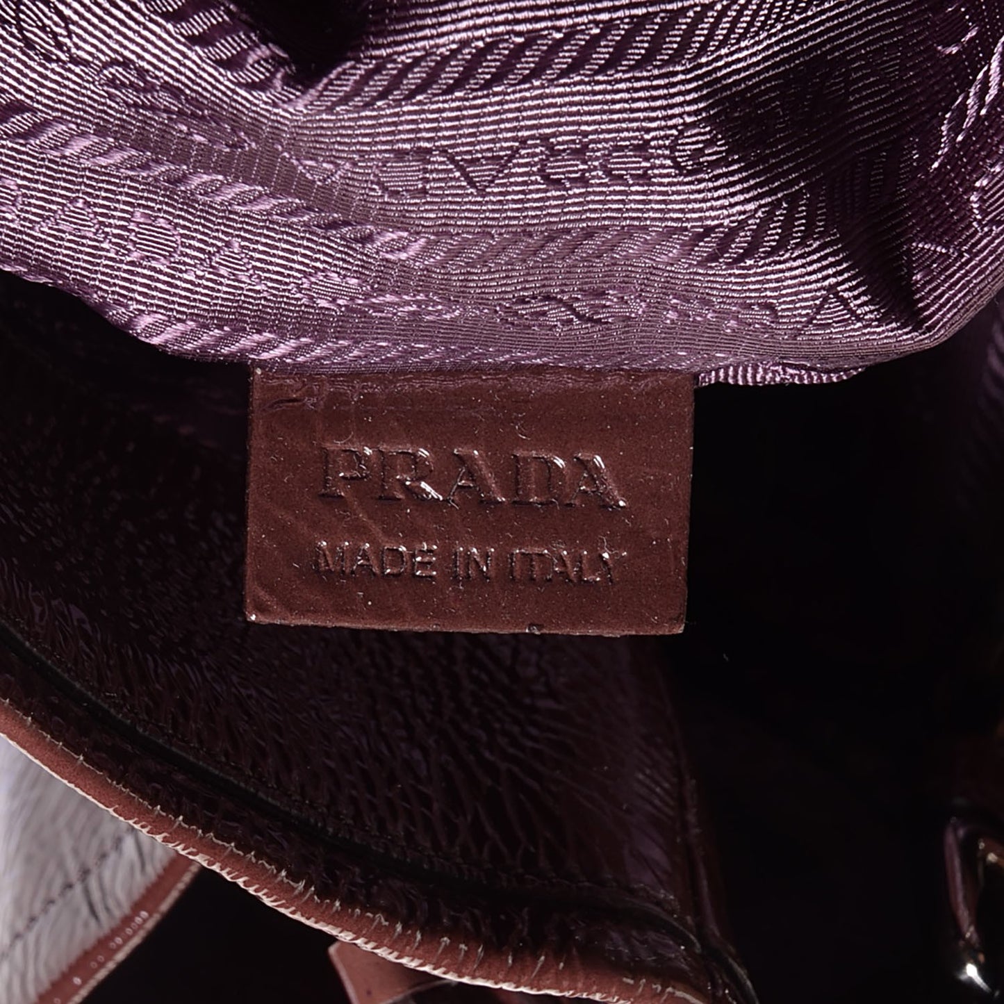Vernice Sfumata Shoulder Bag Lampone