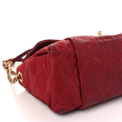 Chanel Iridescent Calfskin Quilted Chic Quilt Flap Red 8 of 14