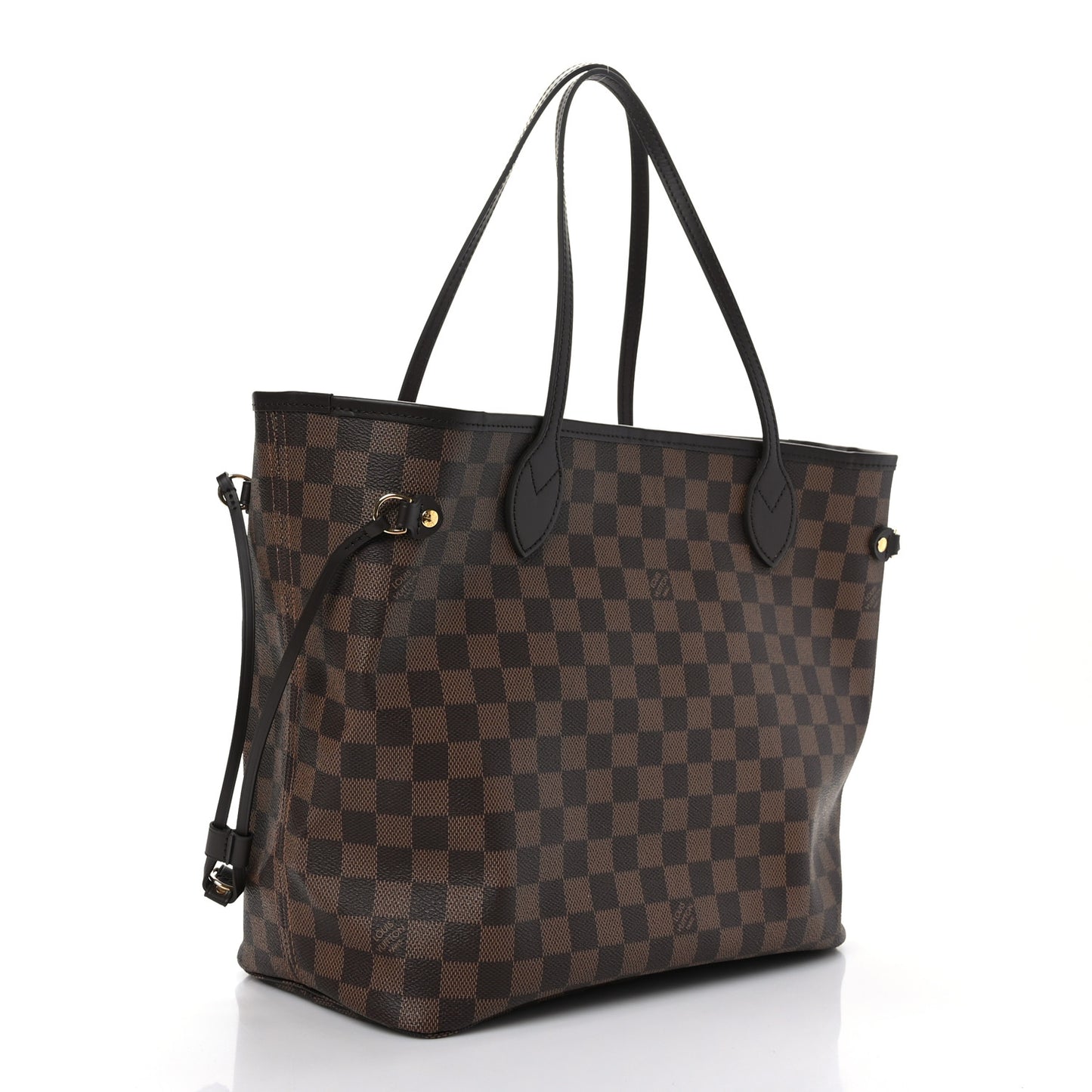 Damier Ebene Neo Neverfull MM Rose Ballerine