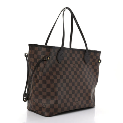Louis Vuitton Damier Ebene Neo Neverfull MM Rose Ballerine 4 of 10
