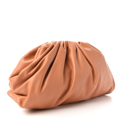 Bottega Veneta Smooth Butter Calf The Pouch Oversized Clutch Clay 3 of 10