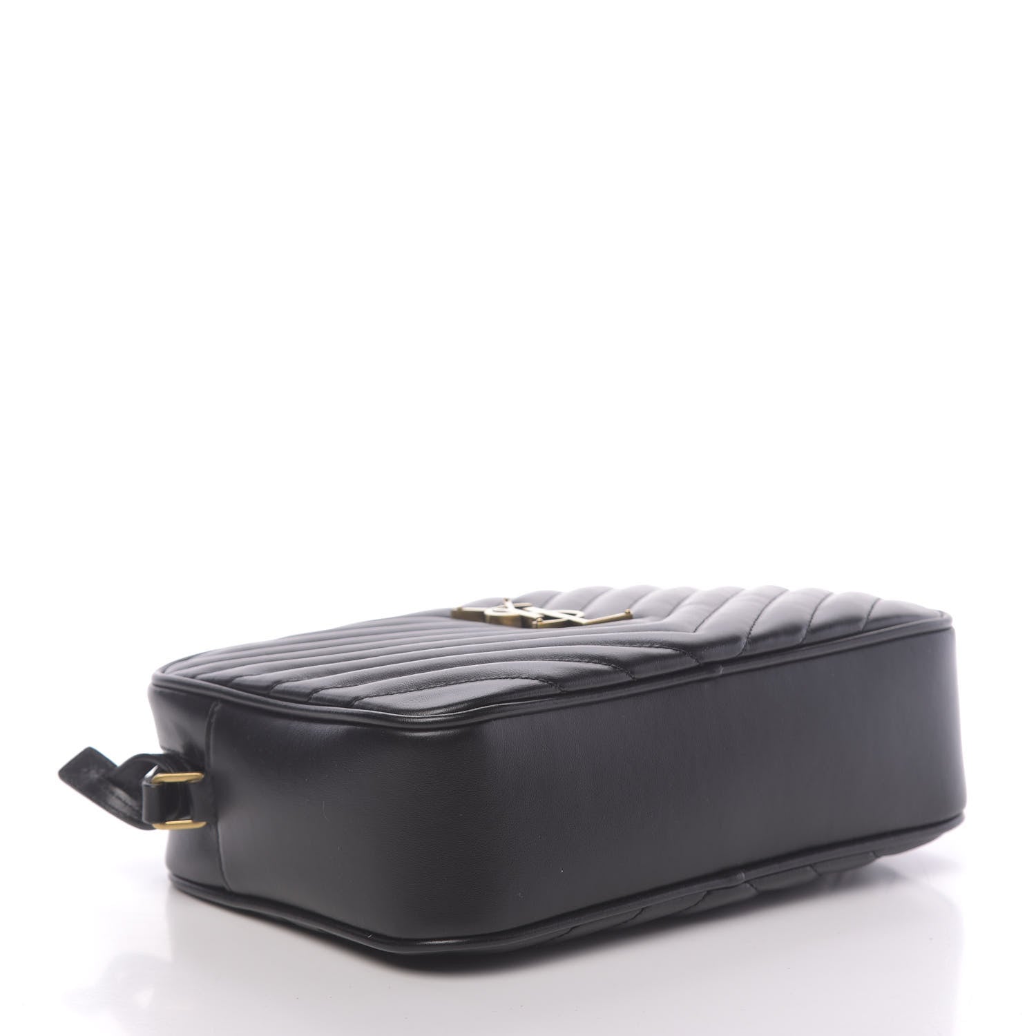 Saint Laurent Calfskin Matelasse Monogram Lou Camera Bag Black 4 of 10