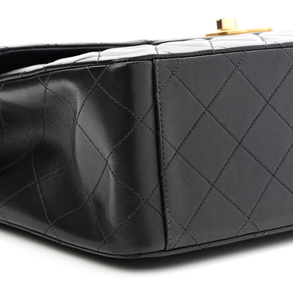 Chanel Lambskin Quilted XL Jumbo Single Flap Black 9 of 10