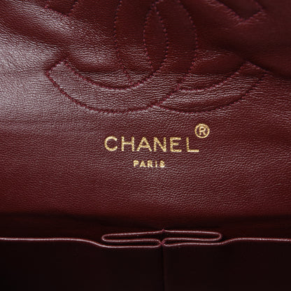 Chanel Lambskin Quilted Medium Double Flap Black 6 of 12