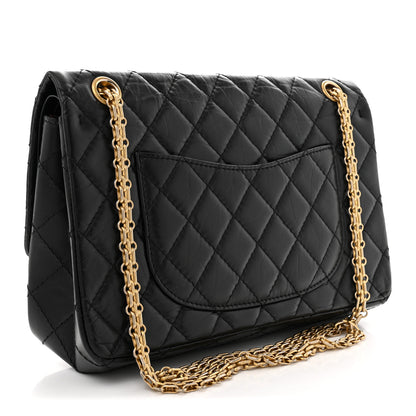 Chanel Aged Calfskin Quilted 2.55 Reissue 226 Flap Black 3 of 11
