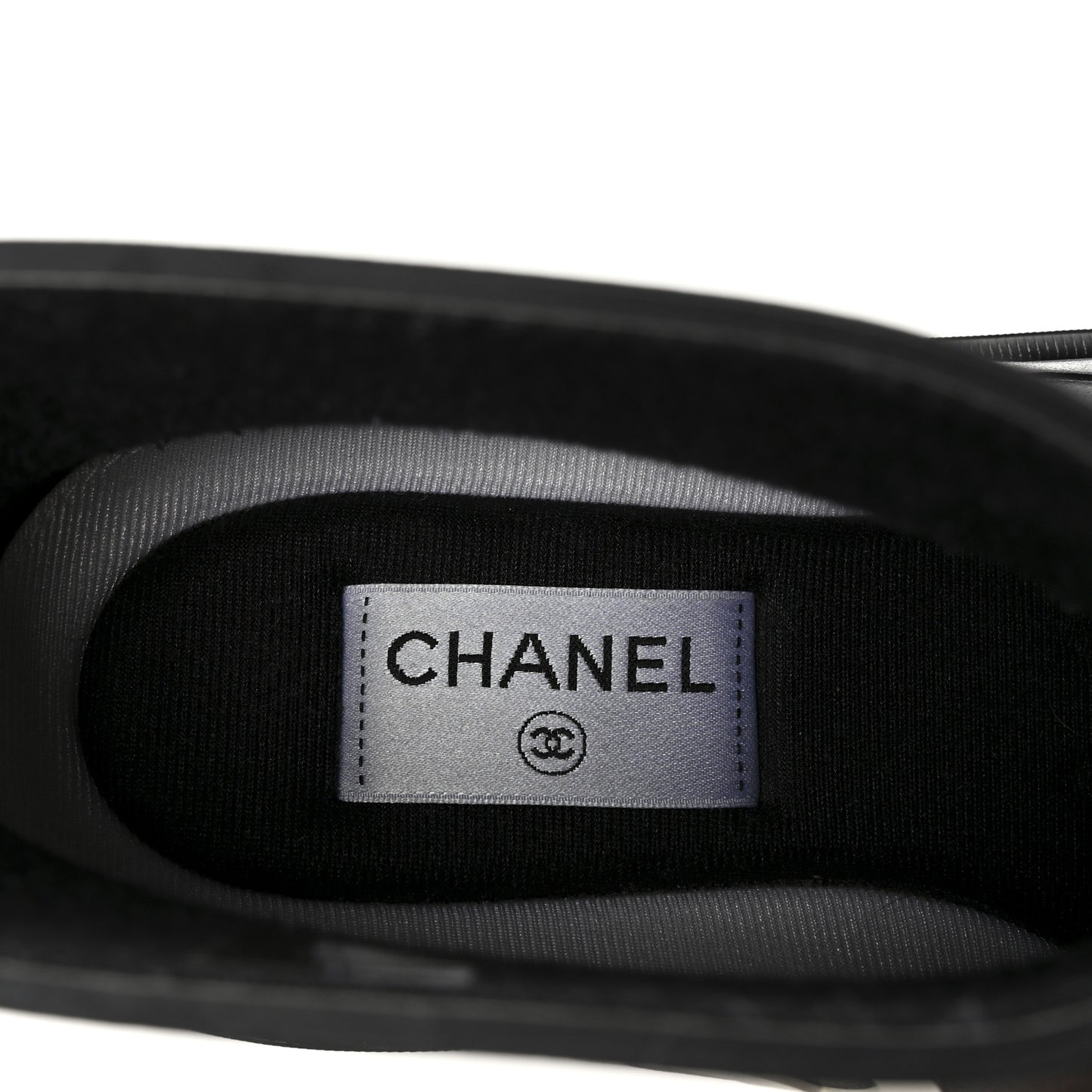 Rubber CC Print Boots 39 Black