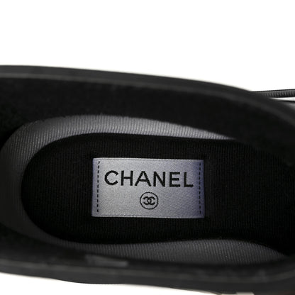 Chanel Rubber CC Print Boots 39 Black 8 of 9