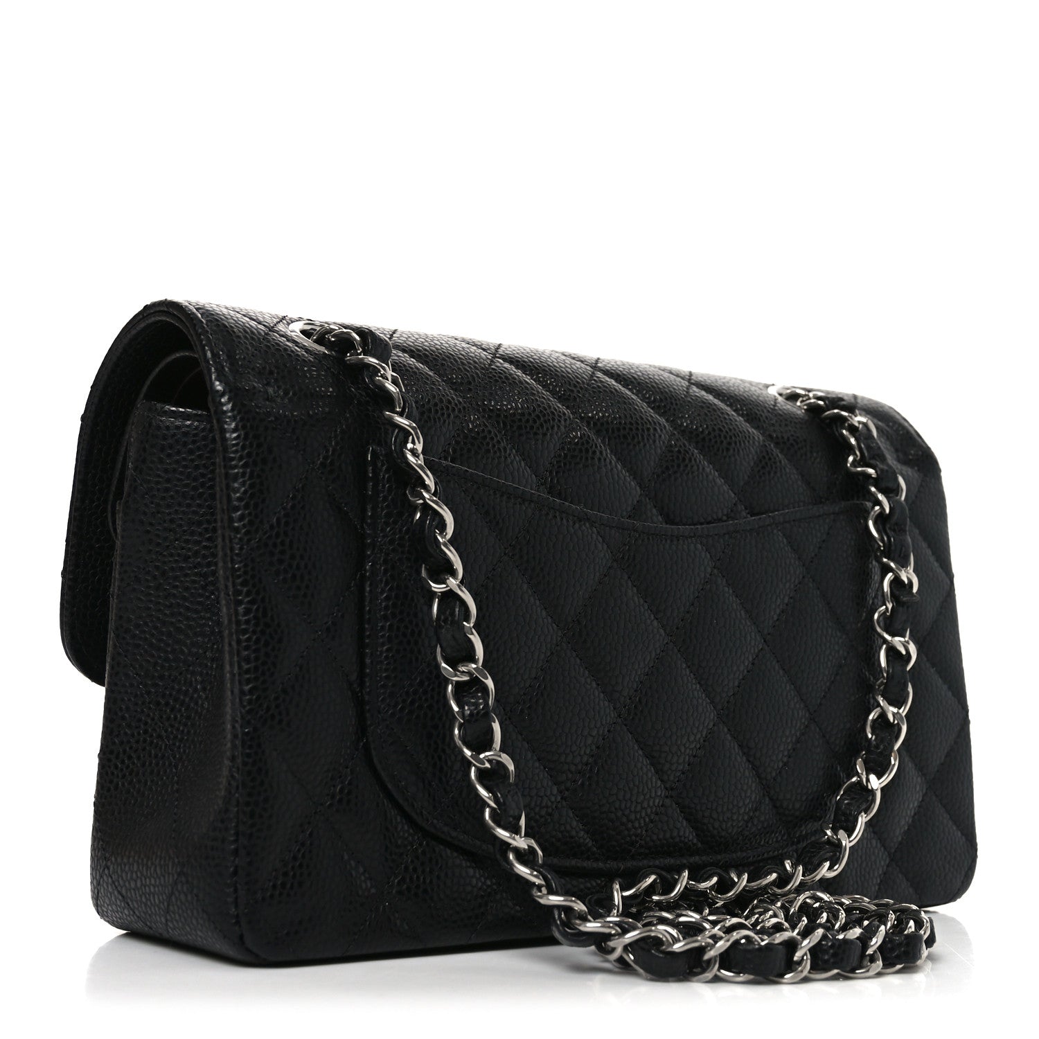 Chanel Caviar Quilted Small Double Flap Black 2 of 9