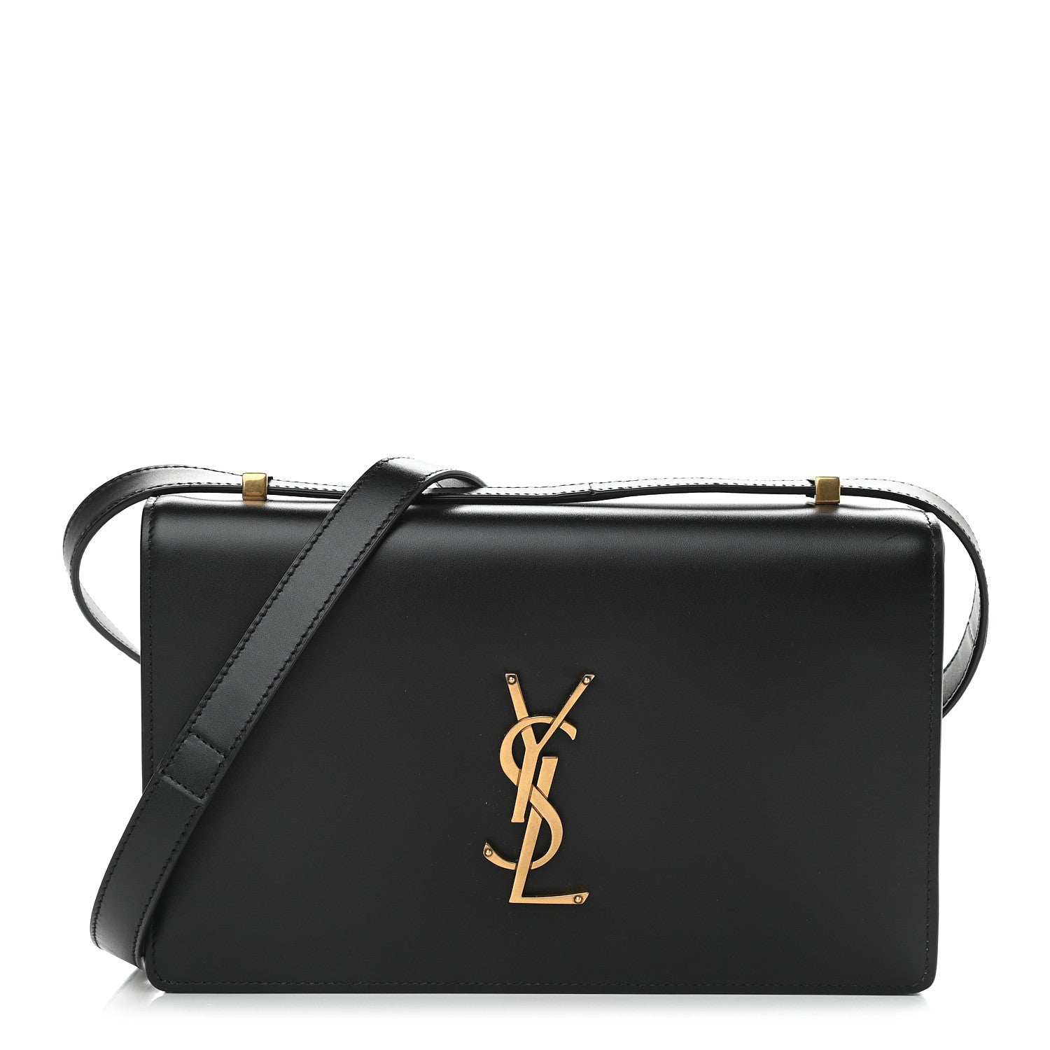 Saint Laurent Smooth Calfskin Shoulder Bag Black 1 of 9