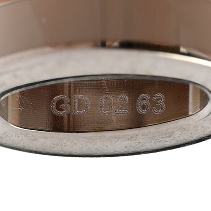 Hermes Palladium Lacquered Mini Pop H Earrings Marron Glace 5 of 5