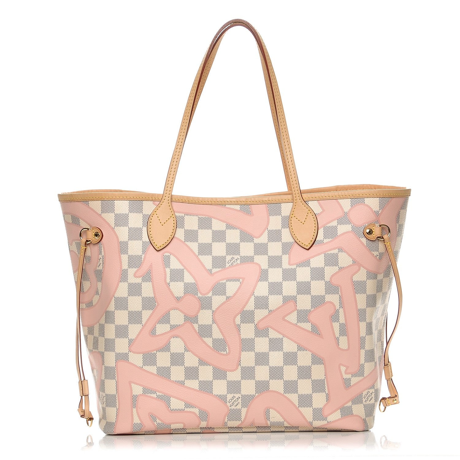 Louis Vuitton Damier Azur Tahitienne Neverfull MM 1 of 10