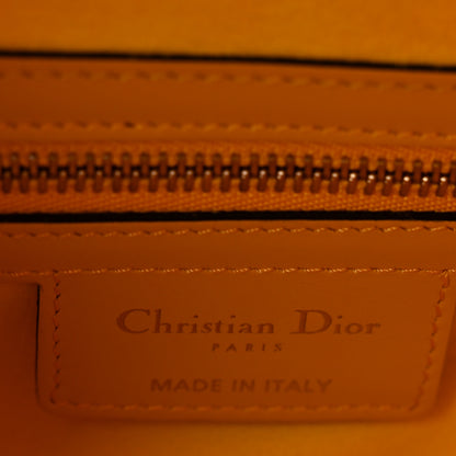 Christian Dior Calfskin Calfskin Saddle Bag With Strap Yellow 6 of 11