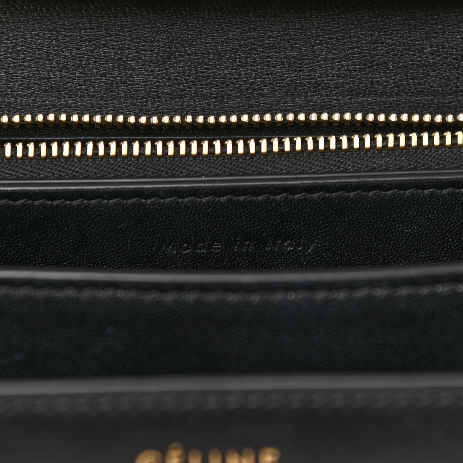 Celine Box Calfskin Medium Classic Box Flap Black 13 of 23