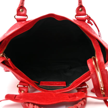 Balenciaga Agneau Giant 12 Rose Gold Hardware City Rouge Coquelicot 5 of 10
