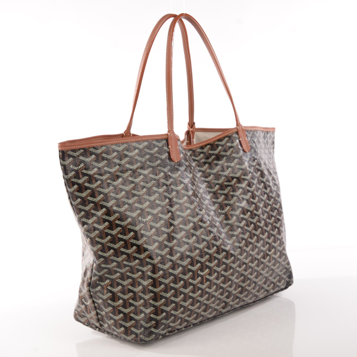 Goyard Goyardine Saint Louis GM Black Gold 3 of 8
