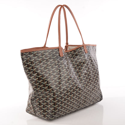 Goyard Goyardine Saint Louis GM Black Gold 3 of 8