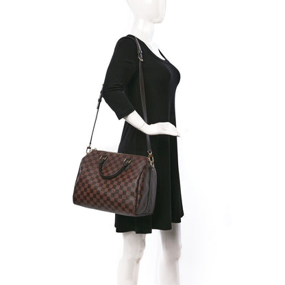 Louis Vuitton Damier Ebene Speedy Bandouliere 30 2 of 10