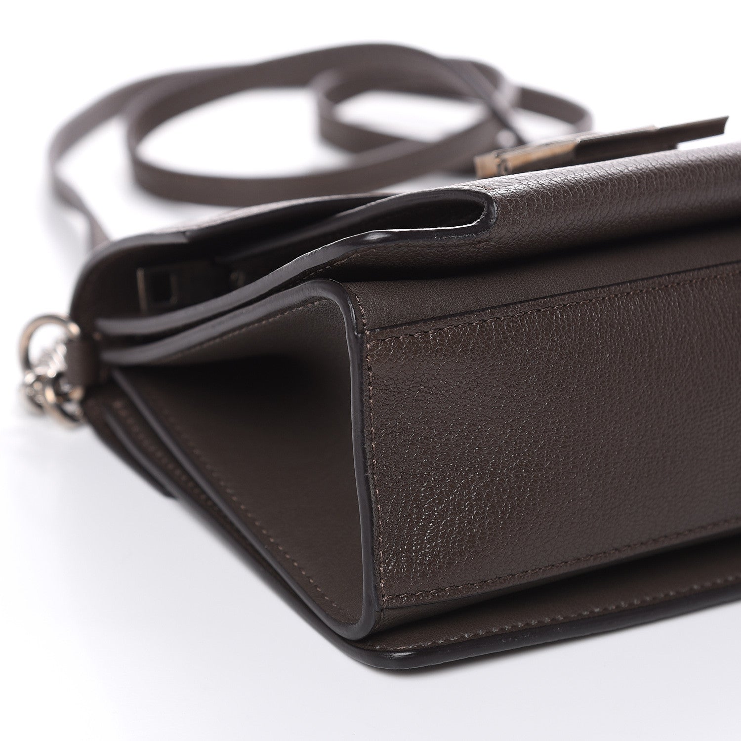 Givenchy Goatskin Small GV3 Shoulder Bag Heather Grey 7 of 9