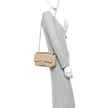 Chanel Caviar Quilted Medium Easy Flap Beige 2 of 10