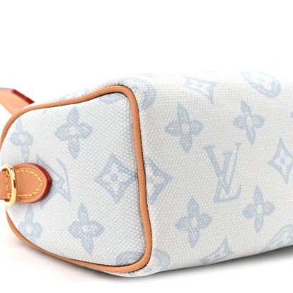 Louis Vuitton Monogram Origine Nano Speedy Bleu Courrier 9 of 9