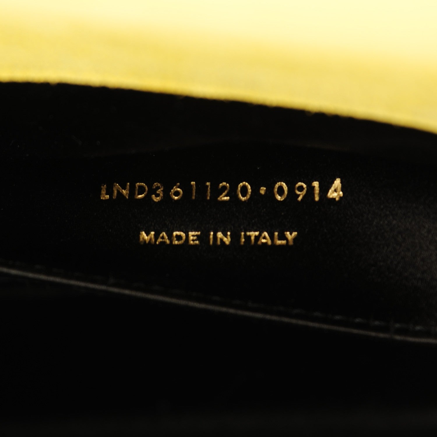 Saint Laurent Patent Calfskin Monogram Large Belle De Jour Clutch Yellow 6 of 7