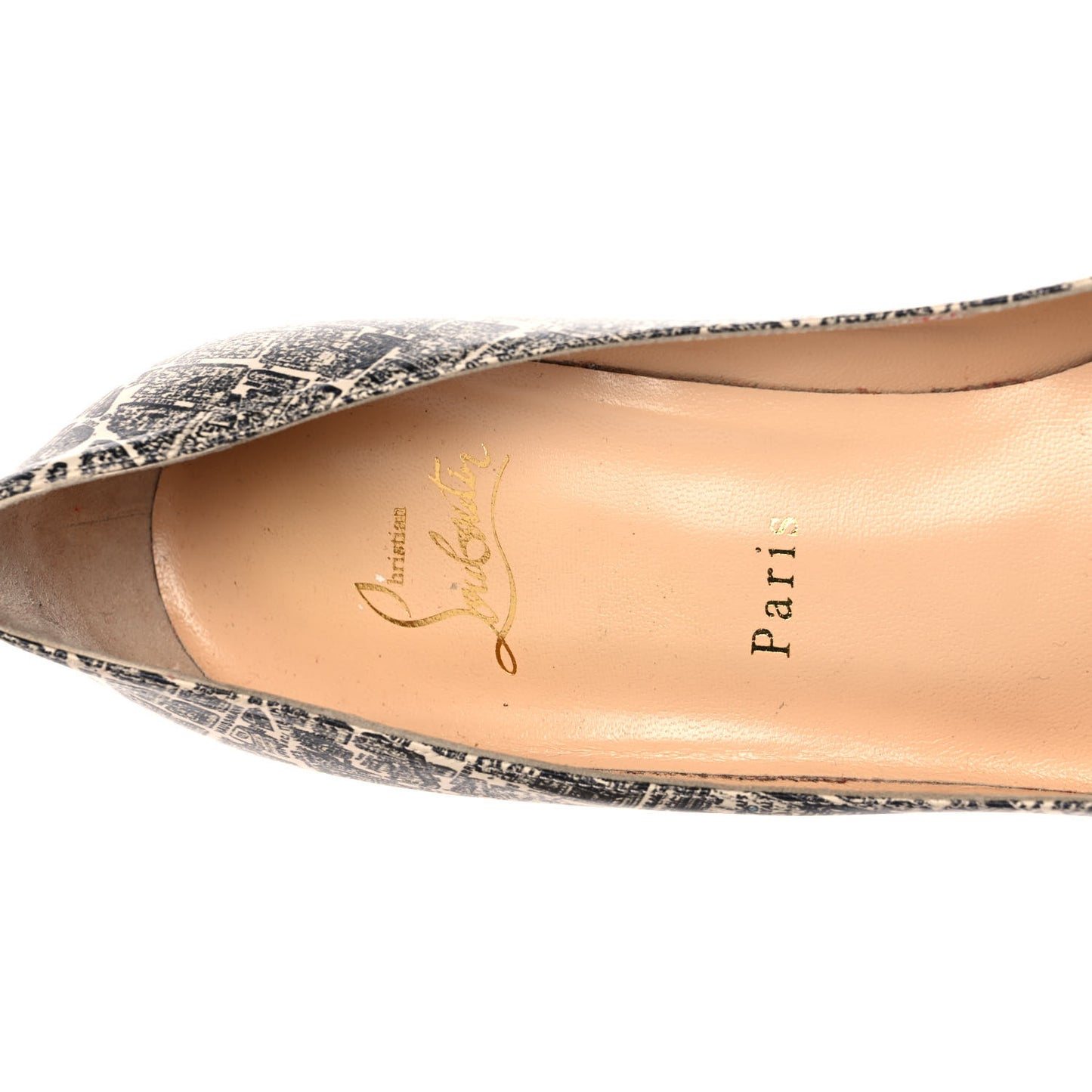 Calfskin Plan De Paris Pigalle Follies 100 Pumps 39.5 Multicolor