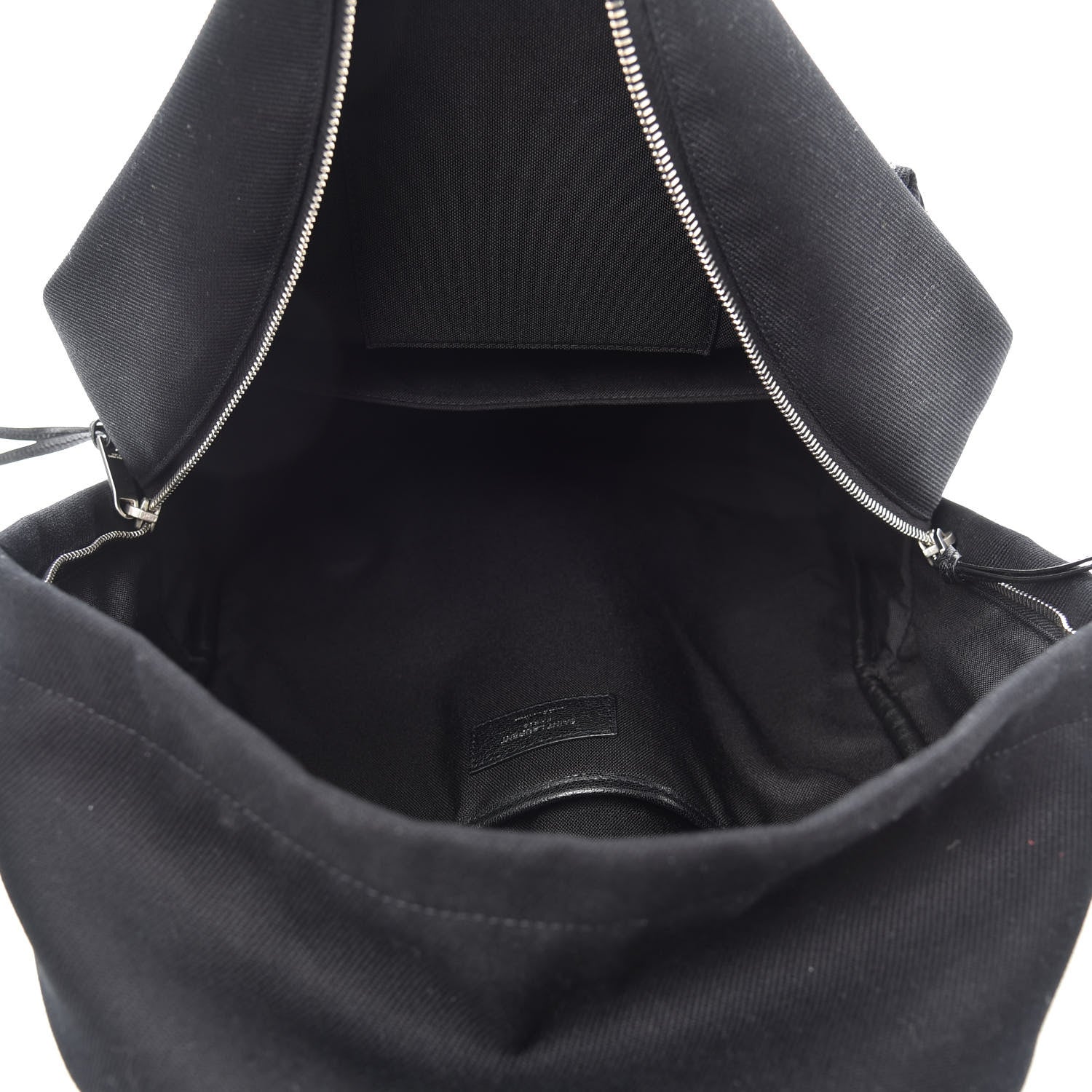 Saint Laurent Canvas City Studded Backpack Black 5 of 8