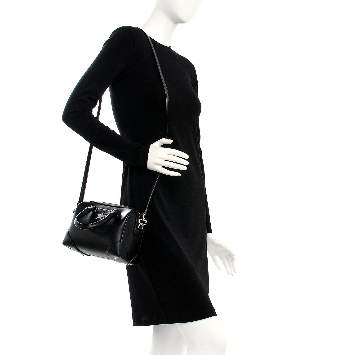 Givenchy Calfskin Star Micro Lucrezia Black Silver 3 of 8