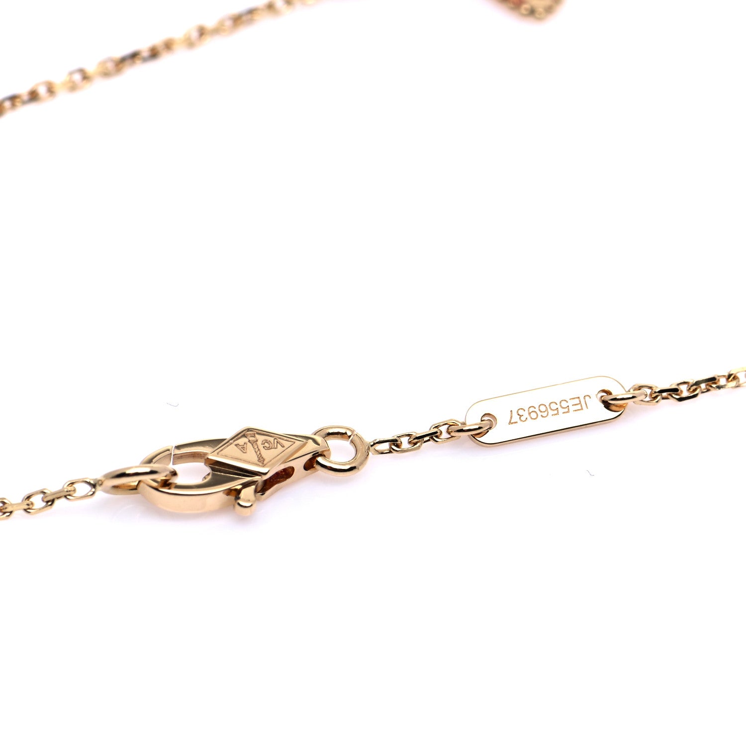 Van Cleef & Arpels 18K Yellow Gold Mother of Pearl Sweet Alhambra Butterfly Bracelet 4 of 7