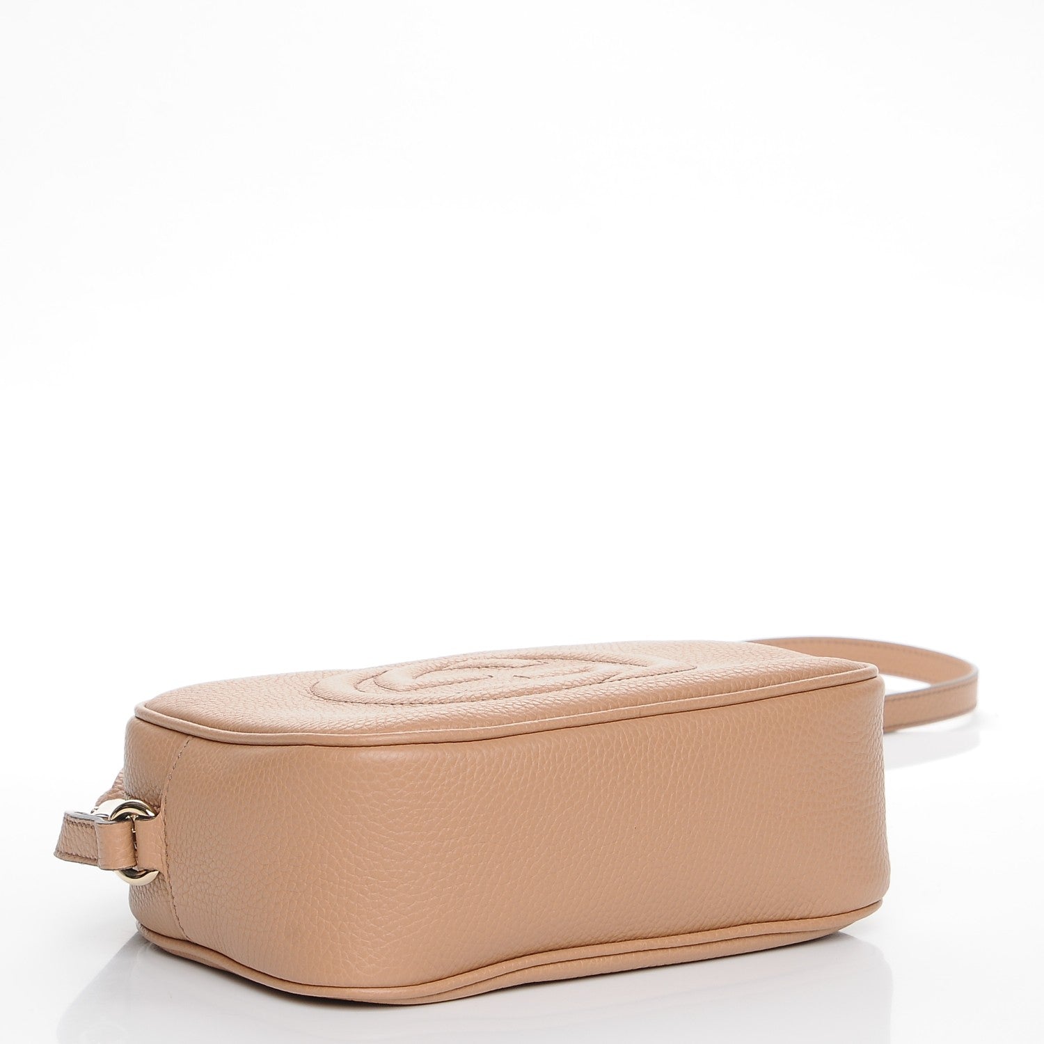 Gucci Pebbled Calfskin Small Soho Disco Bag Camelia 4 of 7