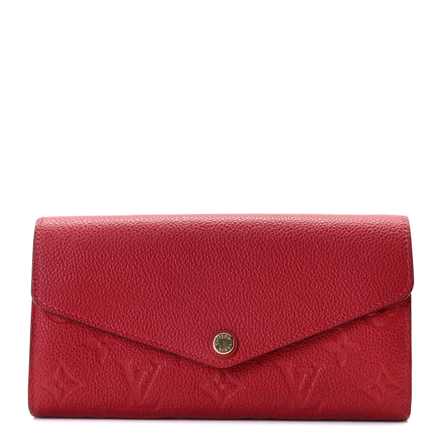 Louis Vuitton Empreinte Sarah Wallet Red Scarlet 1 of 9