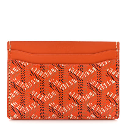 Goyard Goyardine Saint Sulpice Card Holder Orange 1 of 7