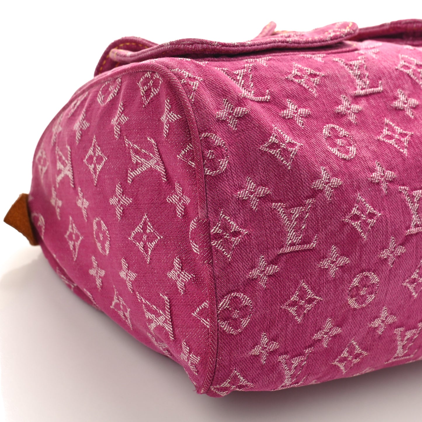 Monogram Denim Neo Speedy Fuchsia